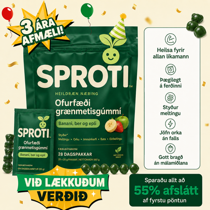 Sproti Ofurfæðisgúmmí