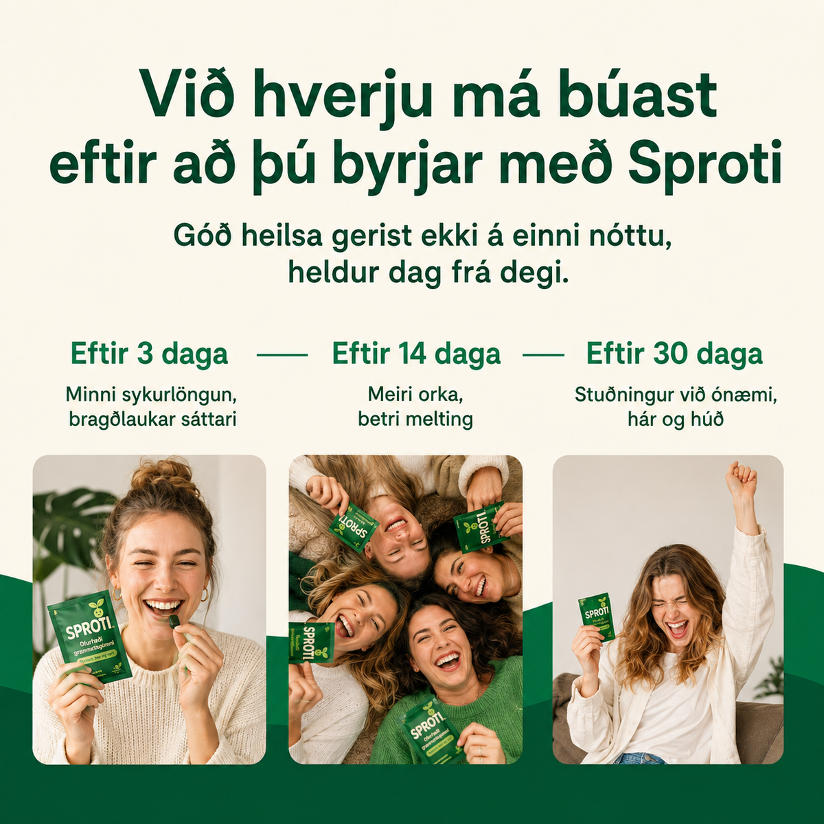 Sproti Ofurfæðisgúmmí