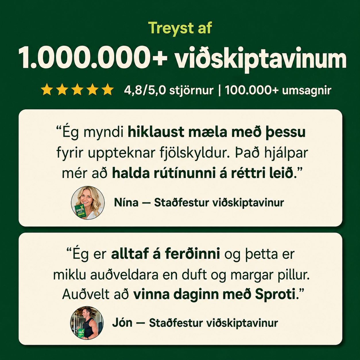 Sproti Ofurfæðisgúmmí
